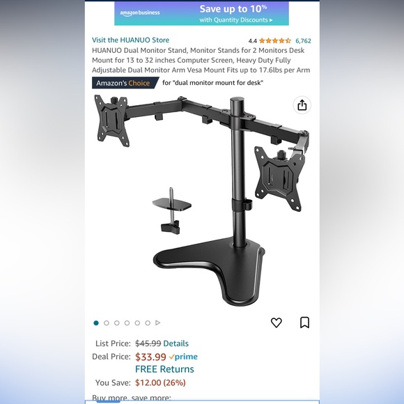 Monitor Table Stand - Picture 2 of 2